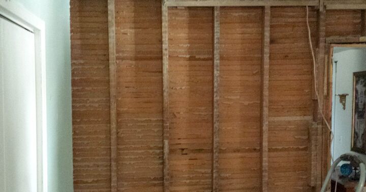 home improvement barn wood wall work space