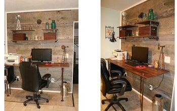  Transformei uma parede de cozinha dos anos 30 em um espaço de trabalho personalizado