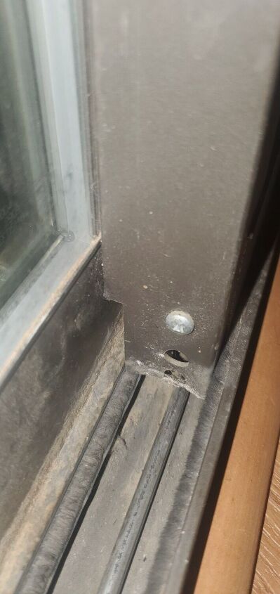 how do i fill these gaps in the sliding patio doors