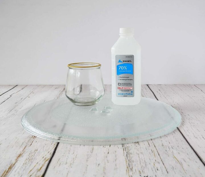 simple glass cake stand diy project