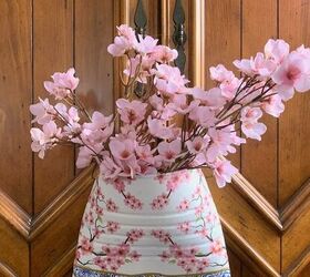 9 diy valentine s flower ideas for a thoughtful homemade gift, 7 Cherry blossom wall pocket