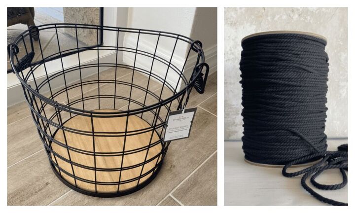 macram wire basket