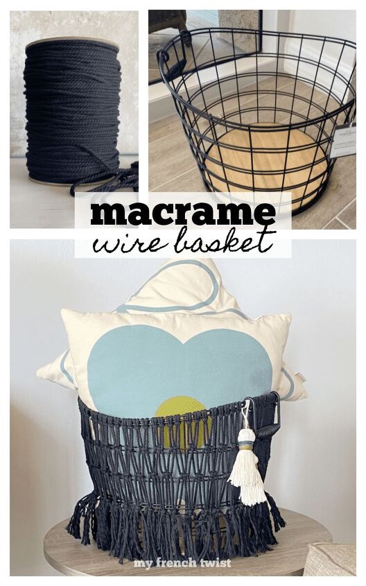 macram wire basket