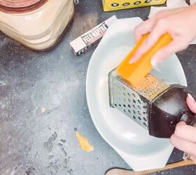 She grates a bar of soap to copy this 15-minute cleaning hack