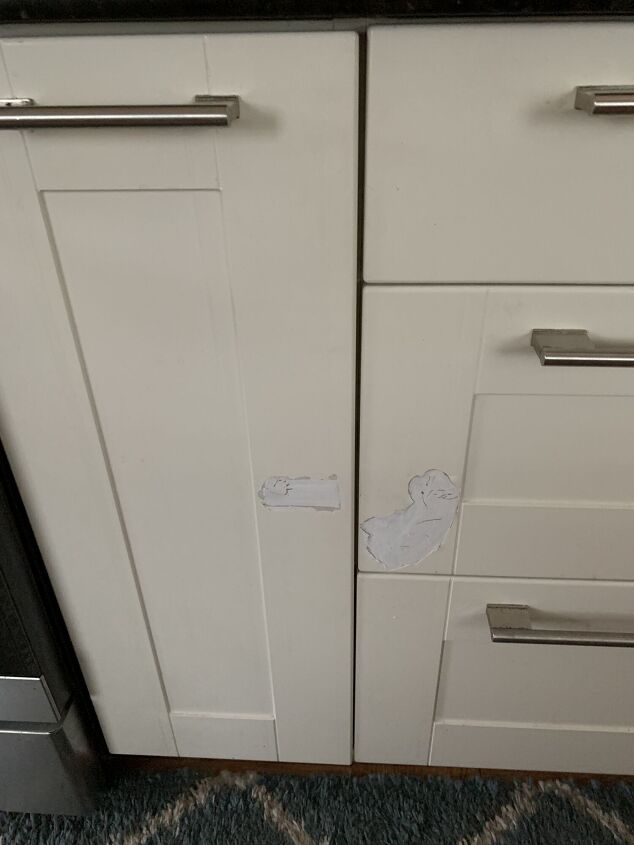 how do i fix these ikea cabinet doors