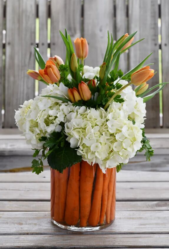 Easy and Quick Easter Spring Flower Arrangement