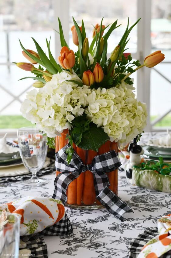 Easy and Quick Easter Spring Flower Arrangement