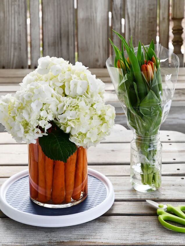 Easy and Quick Easter Spring Flower Arrangement