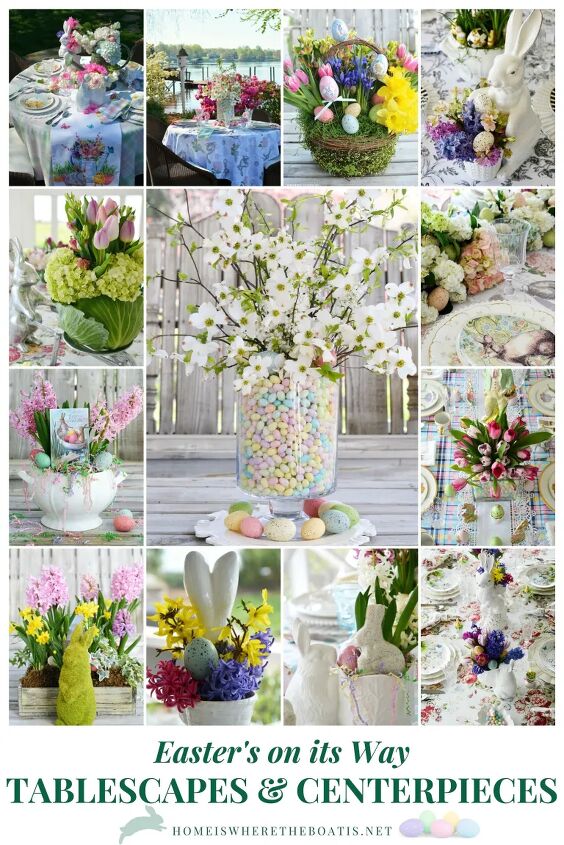 Easy and Quick Easter Spring Flower Arrangement