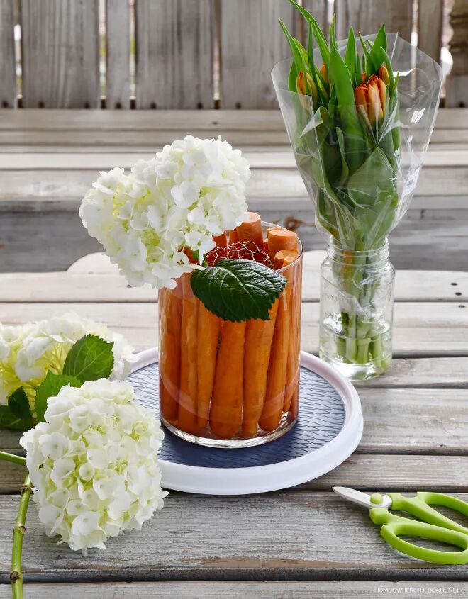 Easy and Quick Easter Spring Flower Arrangement