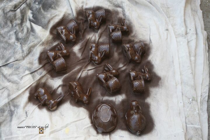 coelhinhos de pscoa de imitao de chocolate truque de ponto de dlar alvo