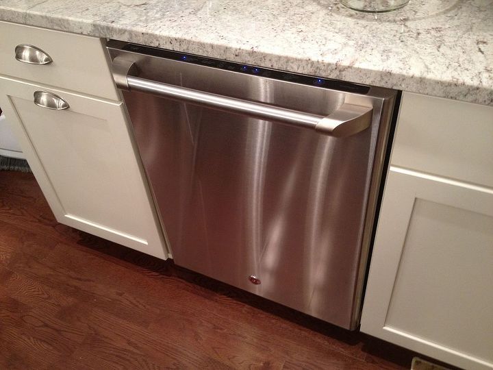how to unclog a dishwasher that won t drain, silver dishwasher set in white cabinets