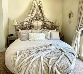 A Round Bed Gets a French Makeover!