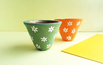  Crie seus próprios vasos de terracota pintados com flores da primavera