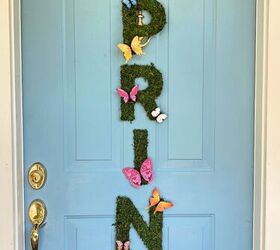 Decorate Your Front Door for Springtime With This Fun and Colorful DIY