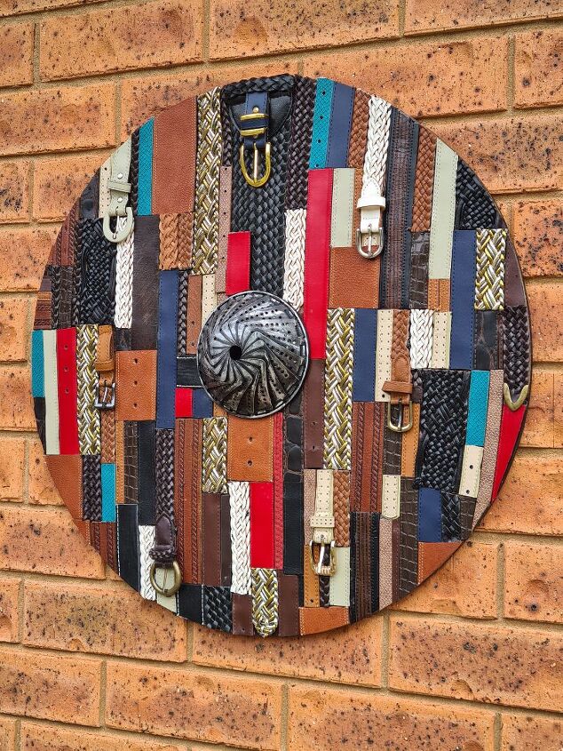 leather belt wall hanging