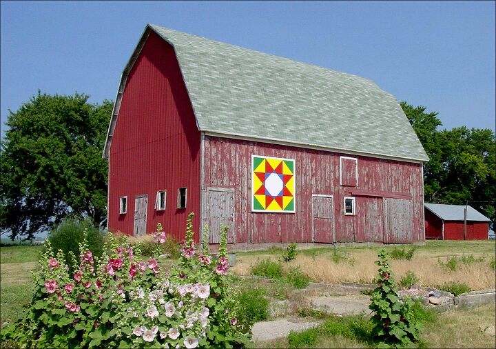 cmo hacer una colcha de granero, Rock Star Scherle Barn Barn Quilts of Sac County Iowa