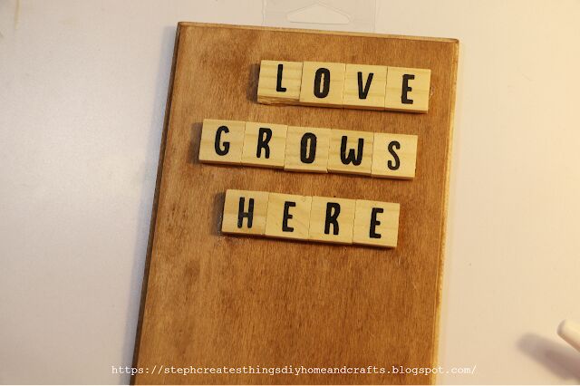 diy love grows here decorao de madeira