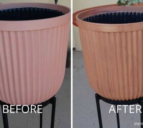 patio makeover potted plant arrangement ideas