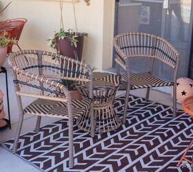 patio makeover potted plant arrangement ideas, My new seating set