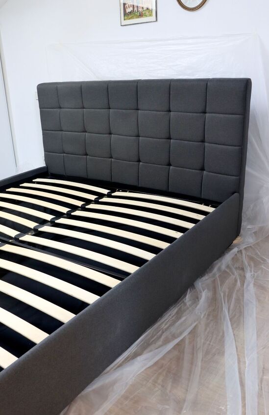 how to paint a fabric bed frame