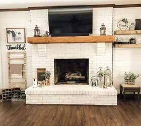 How to Paint a Brick Fireplace and Never Look Back