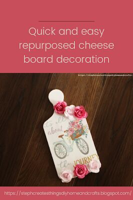 decoracin rpida y fcil de una tabla de quesos reutilizada