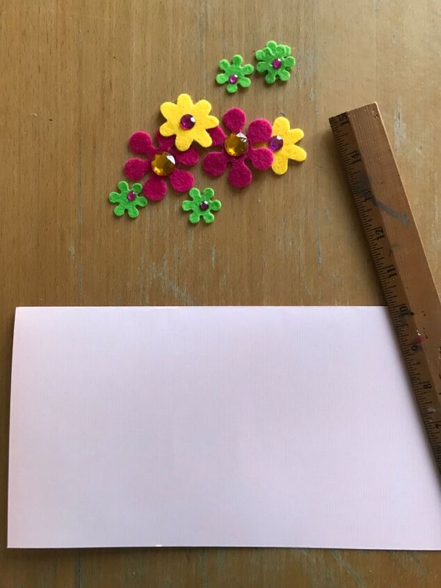 diy fabric greeting card for mother s day