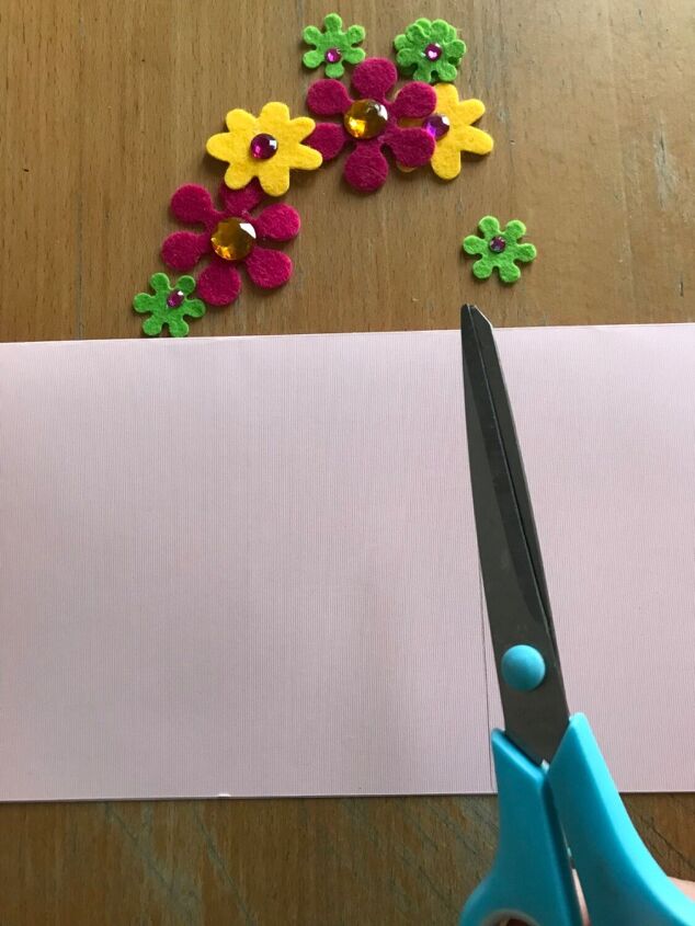 diy fabric greeting card for mother s day
