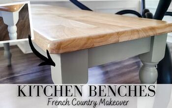 Bancos de cocina French Country Makeover con Chalk Paint