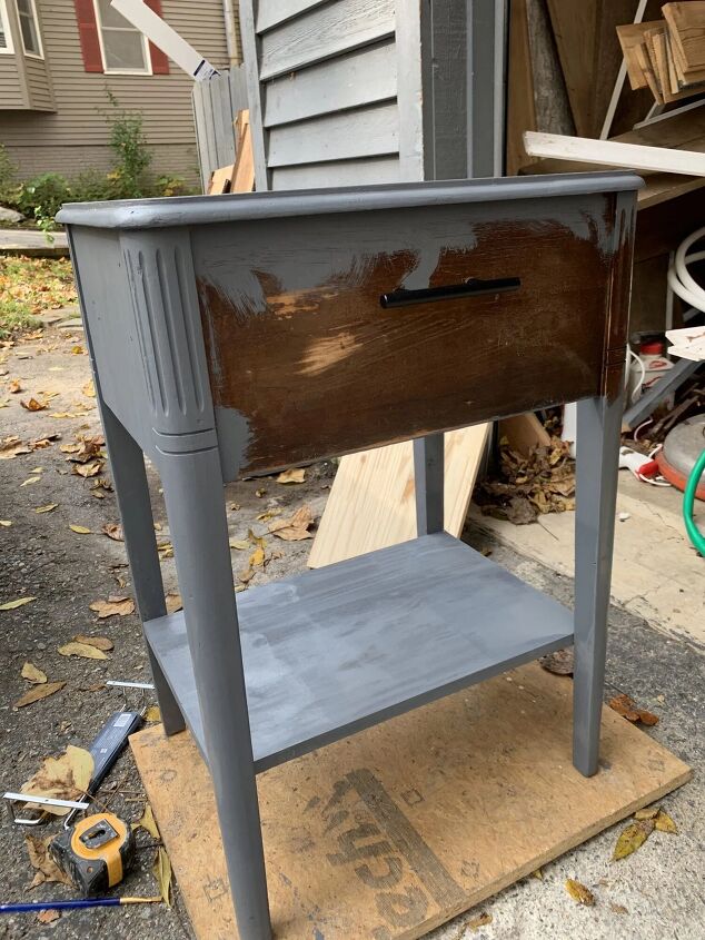 beautiful bar cart upcycle, AFTER ADDING THE SHELF