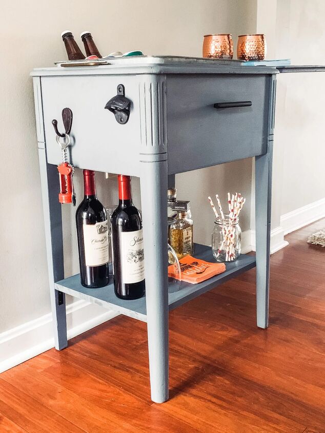 beautiful bar cart upcycle