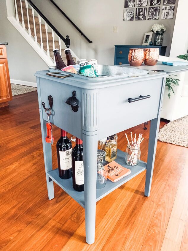 beautiful bar cart upcycle