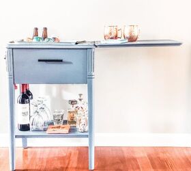 beautiful bar cart upcycle, THE FINAL PRODUCT