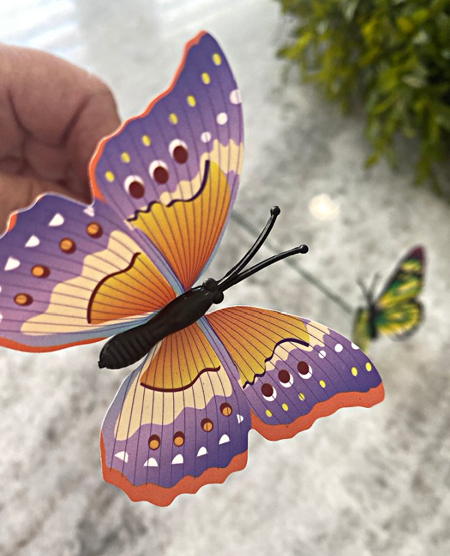 haz esta bonita y divertida corona de mariposas