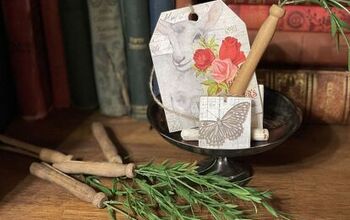 Etiquetas de madera para bolsas de té - Roycycled Treasures