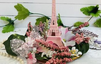 Decoração francesa/parisiense estilo shabby chic de primavera da Dollar Tree faça você mesmo!