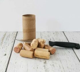 Servilleteros de corcho de vino fáciles de hacer