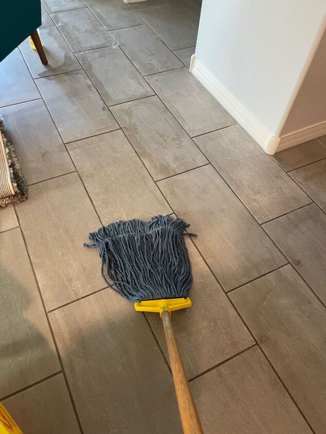 Dollar Tree Grout Cleaning Hack