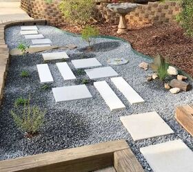 how to make a gravel path with stepping stones