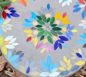 haz un peldao de mosaico divertido arte de jardn diy