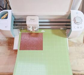 how to clean a cricut mat and get it sticky again, green cutting mat in cricut machine
