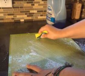how to clean a cricut mat and get it sticky again, hand cleaning cricut map with soap and water
