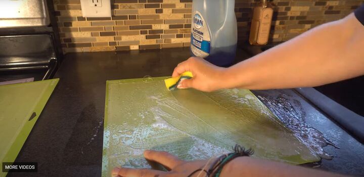 how to clean a cricut mat and get it sticky again, hand cleaning cricut map with soap and water
