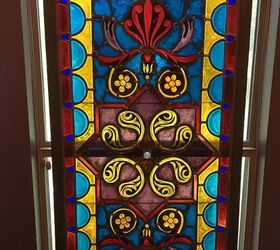 how to clean stained glass so it looks good as new, colorful stained glass window