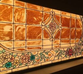 how to clean stained glass so it looks good as new, dirty horizontal stained glass window