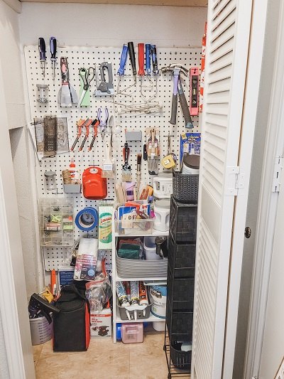 crea un almacn de herramientas cuando no tienes garaje