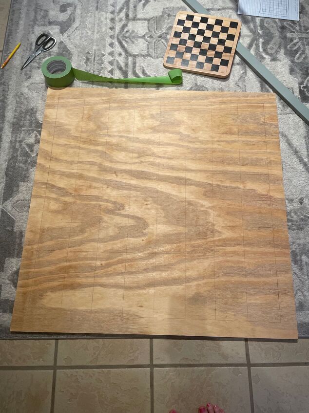 como fazer tabuleiro de xadrez diy