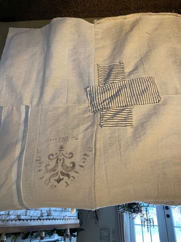 patchwork drop cloth