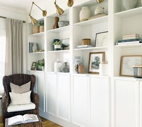 Ikea Hack Stunning Diy Built Ins From Plain Billy Bookcases Hometalk